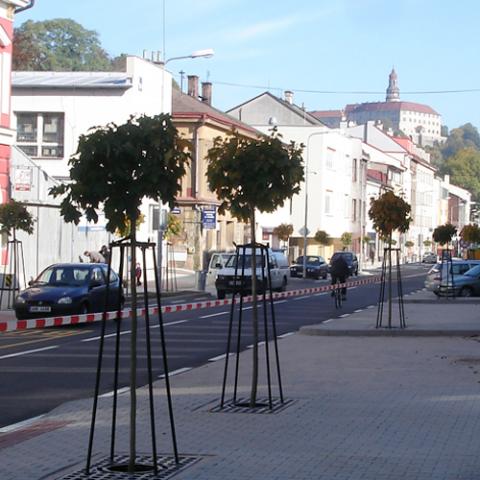 Parkové úpravy - Náchod (Komenskeho ulice) 2